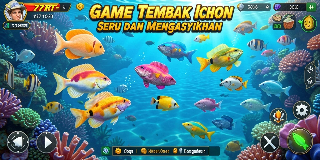 Screenshot gameplay Tembak Ikan 777RT yang mengasyikkan.