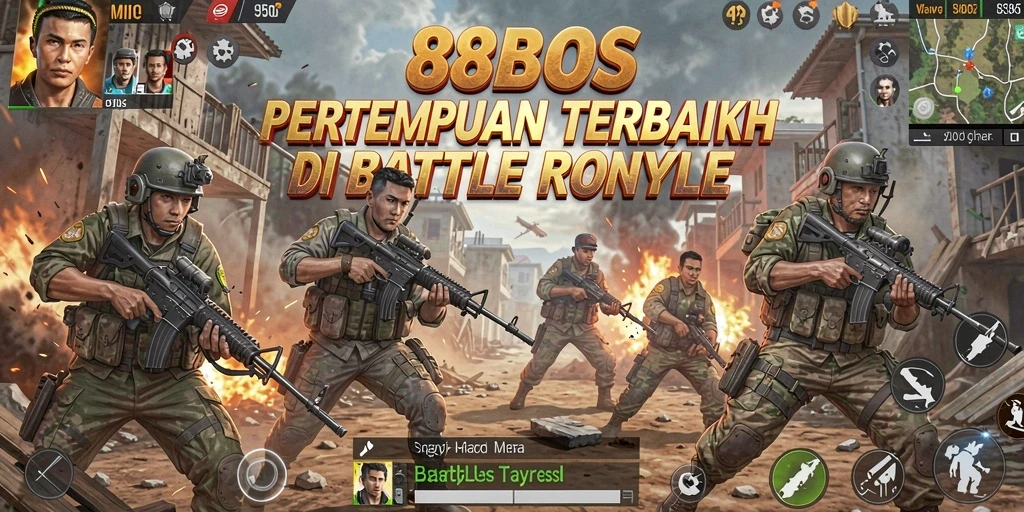 Tampilan gameplay seru dalam 88BOS dengan aksi pertarungan yang intens.