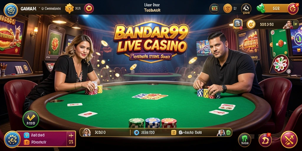 Gambaran menarik dari gameplay Live Casino yang mendebarkan.