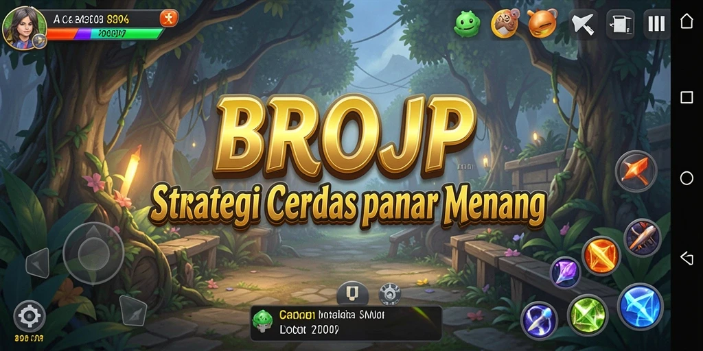 Tampilan game BROJP dengan strategi mendebarkan dan grafis menarik.