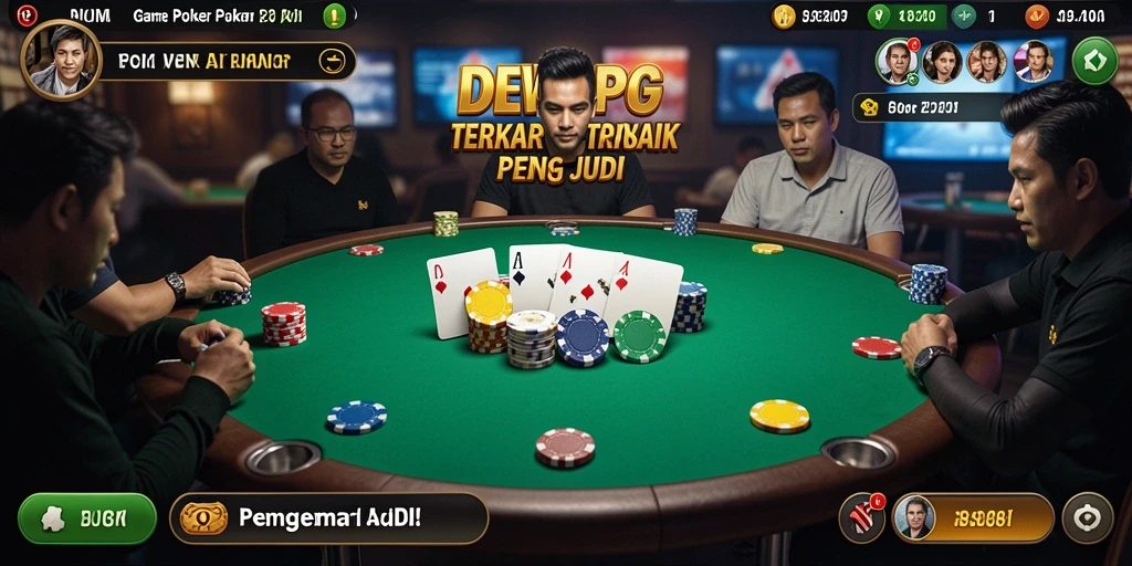 Gameplay menarik dari DEWAPG yang menampilkan momen poker terbaik.