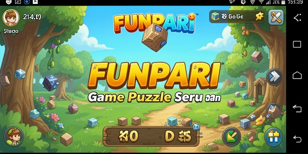Gameplay seru dan menantang dalam FUNPARI, cocok untuk pecinta teka-teki.