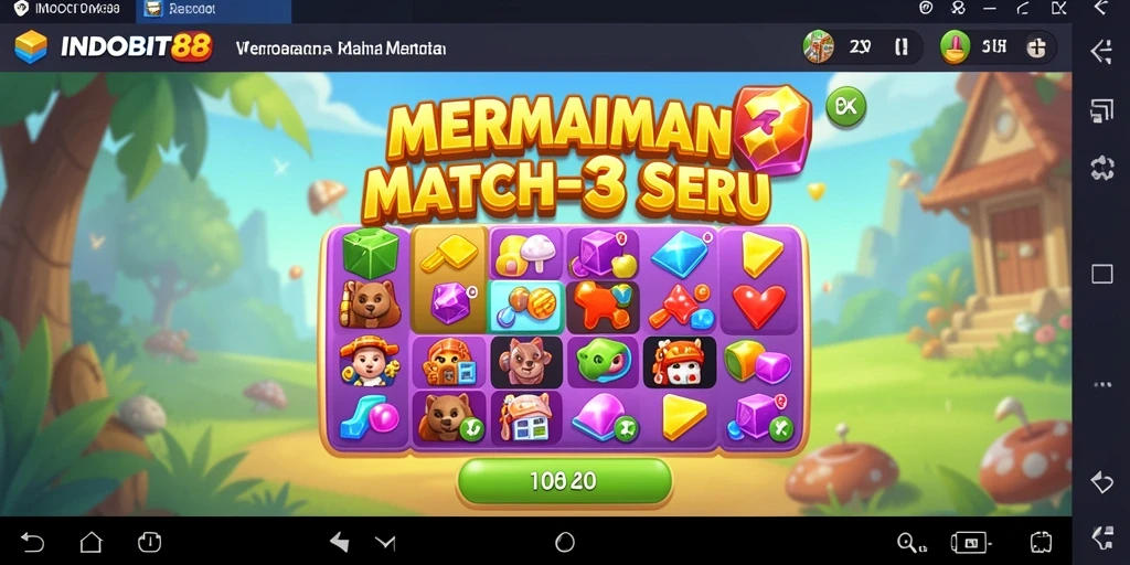 Tampilan gameplay INDOBIT88 yang seru dan menarik.