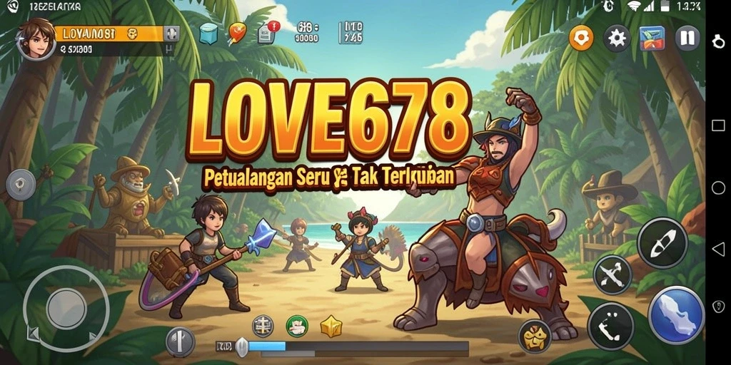 Tampilan gameplay LOVE678 menunjukkan petualangan yang mendebarkan dan grafik menawan.