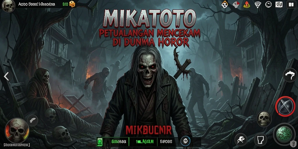Screenshot MIKATOTO menampilkan momen menegangkan dalam gameplay horor.