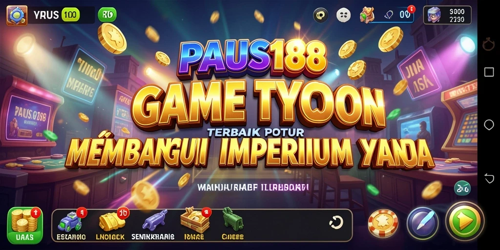 Tampilan gameplay menarik PAUS188 dengan elemen Tycoon.
