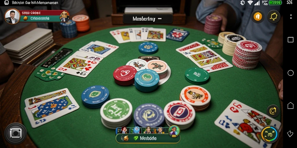 Tampilan menarik dari gameplay Gaple di SR996.
