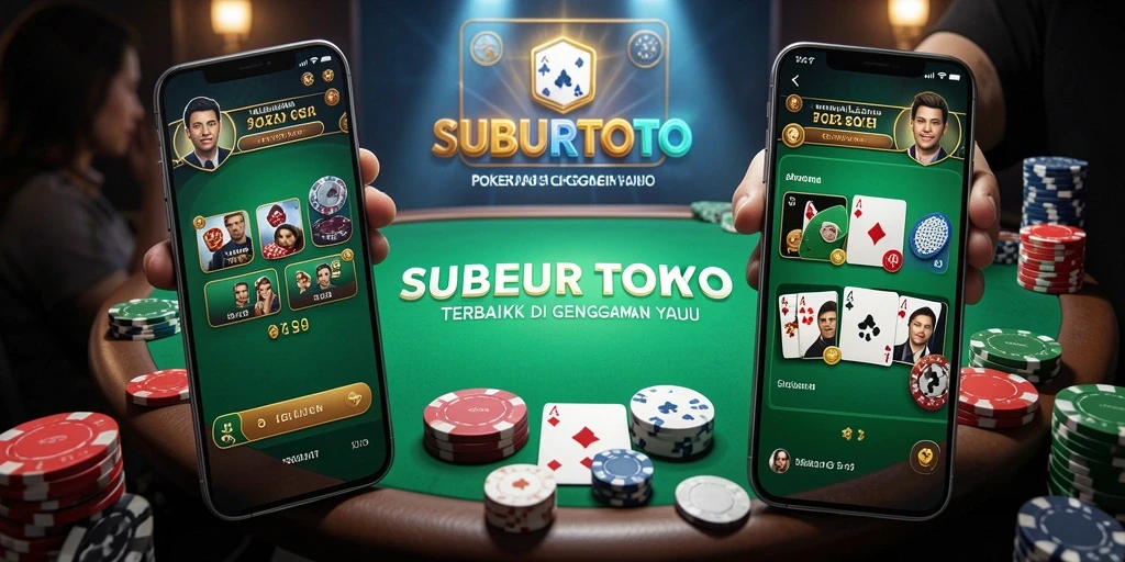 Tangkapan layar gameplay poker yang mendebarkan di SUBURTOTO.